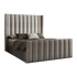 Lined Wingback Bed Frame